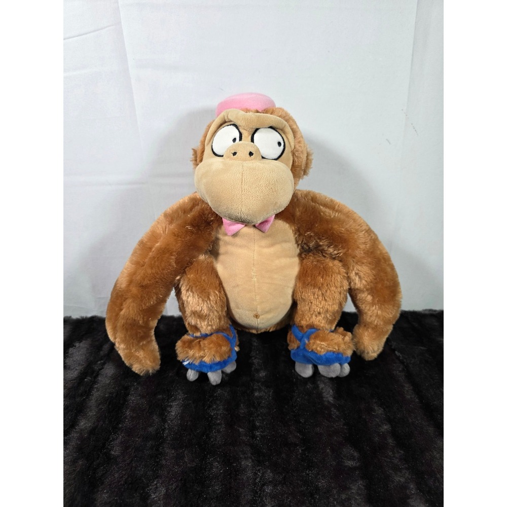 The Simpsons Krusty the Clown Monkey Mr Teeny Plush Stuffed Animal Vintage Brown